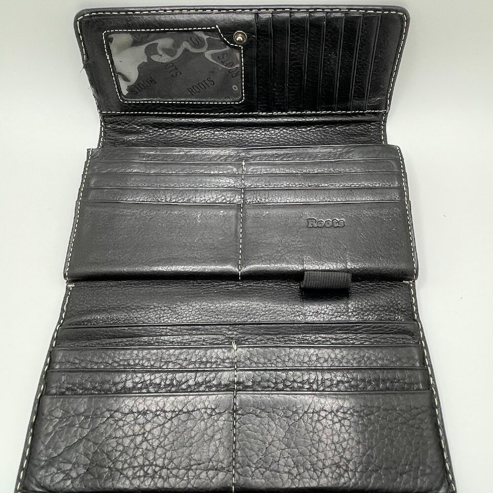 Large Roots Leather Wallet - Picture 5 of 7